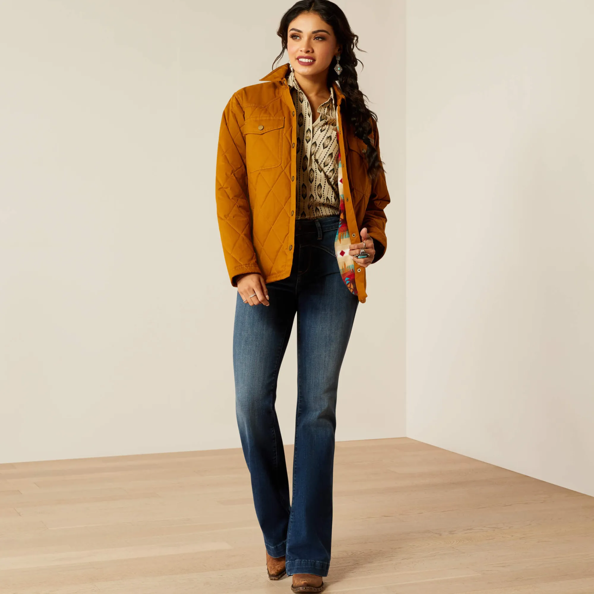 grizzly_quilted_barn_jack_4.webp Discount Grizzly Quilted Barn Jacket Damen Jacken | Oberbekleidung