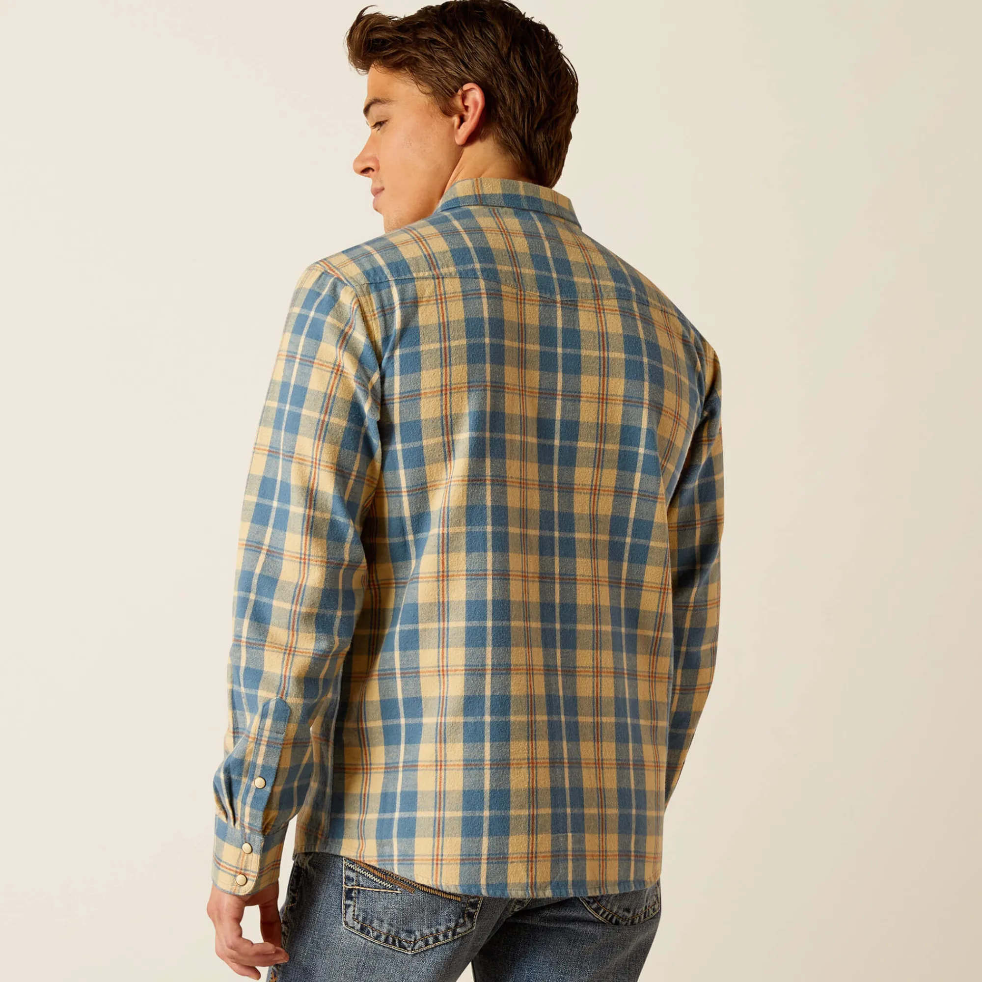 harlem_retro_fit_western__1.webp Discount Harlem Retro Fit Western Shirt Herren Westernhemden | Oberteile & T-Shirts