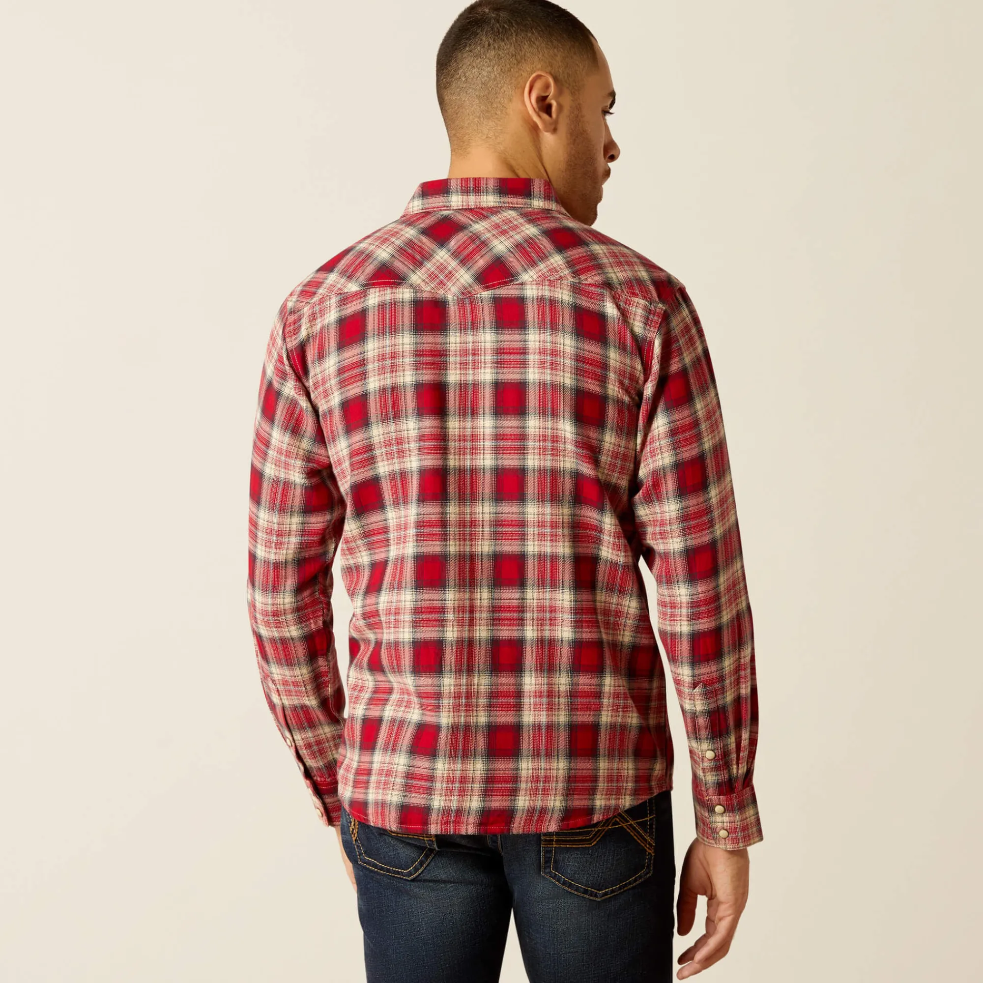 herschel_retro_fit_wester_1.webp Discount Herschel Retro Fit Western Shirt Herren Westernhemden | Oberteile & T-Shirts