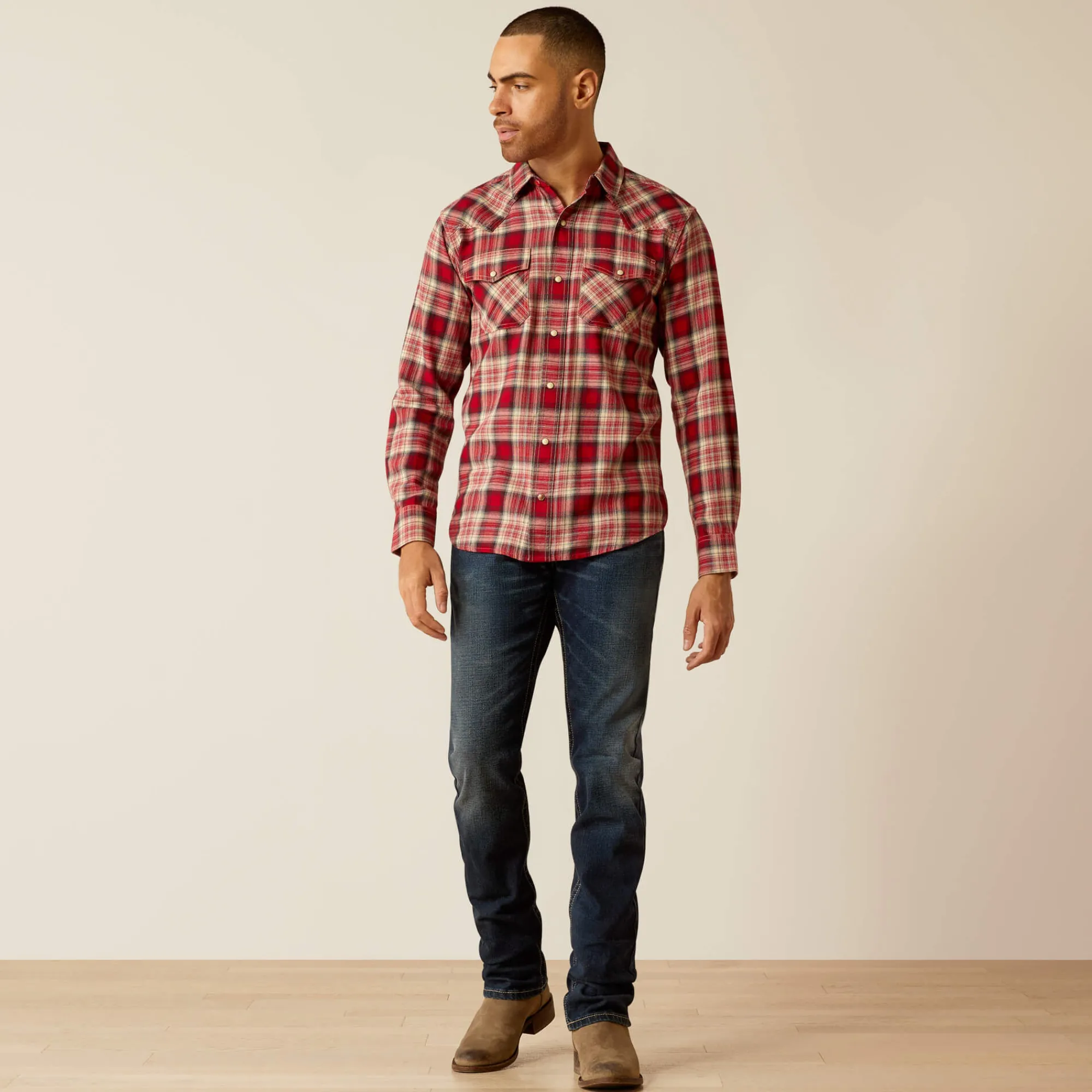 herschel_retro_fit_wester_2.webp Discount Herschel Retro Fit Western Shirt Herren Westernhemden | Oberteile & T-Shirts