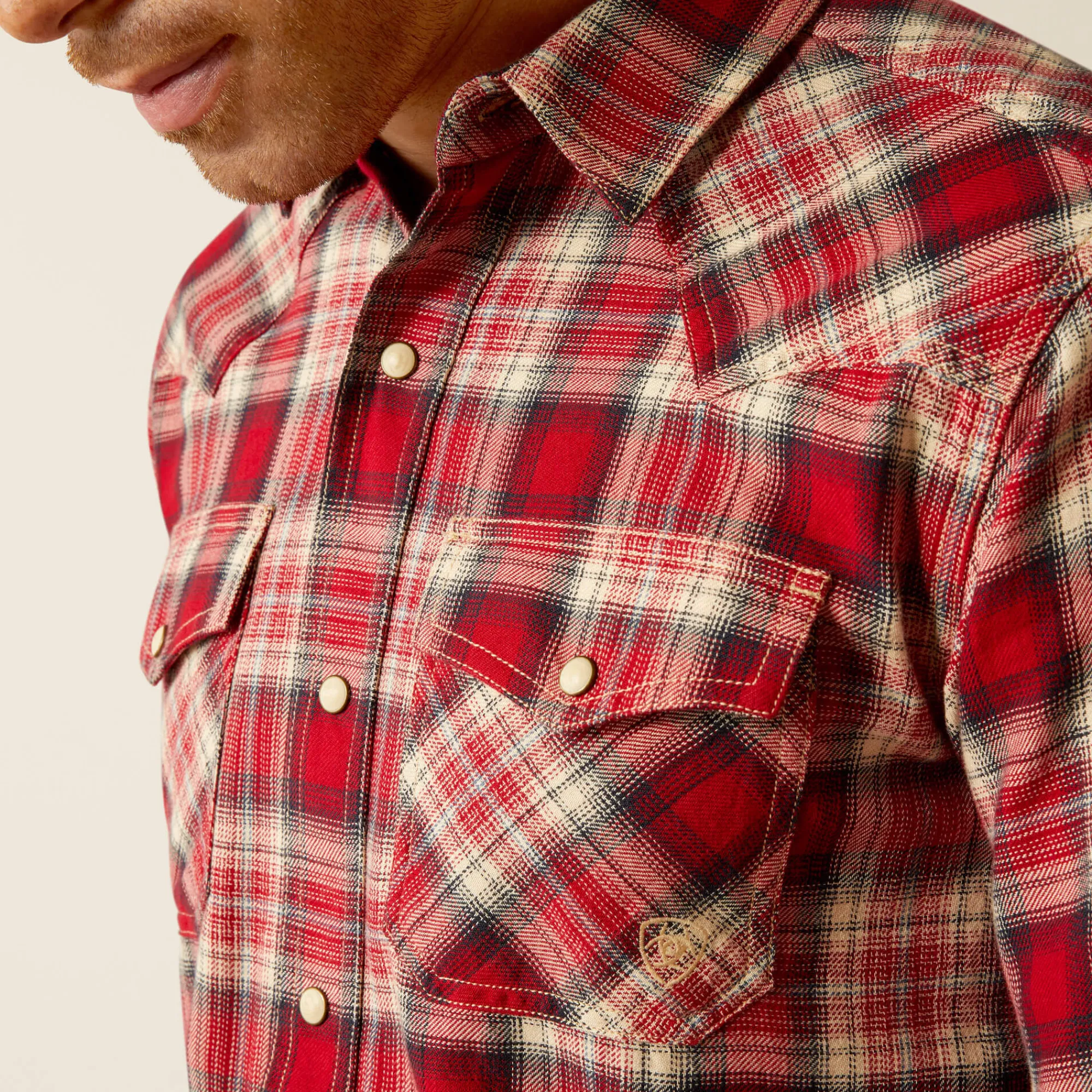 herschel_retro_fit_wester_3.webp Discount Herschel Retro Fit Western Shirt Herren Westernhemden | Oberteile & T-Shirts