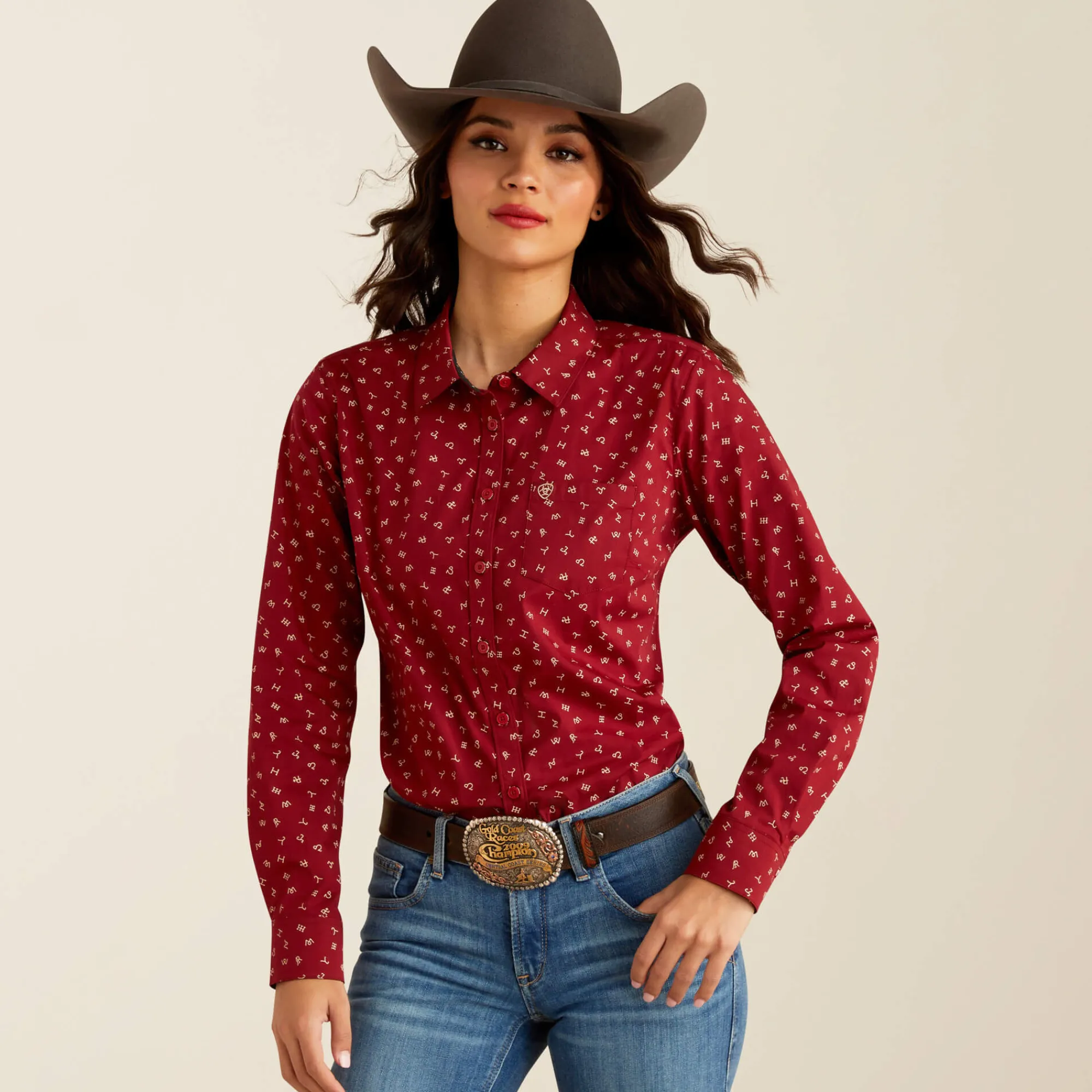 kirby_stretch_western_shi_0.webp Fashion Kirby Stretch Western Shirt Damen Westernhemden | Oberteile & T-Shirts