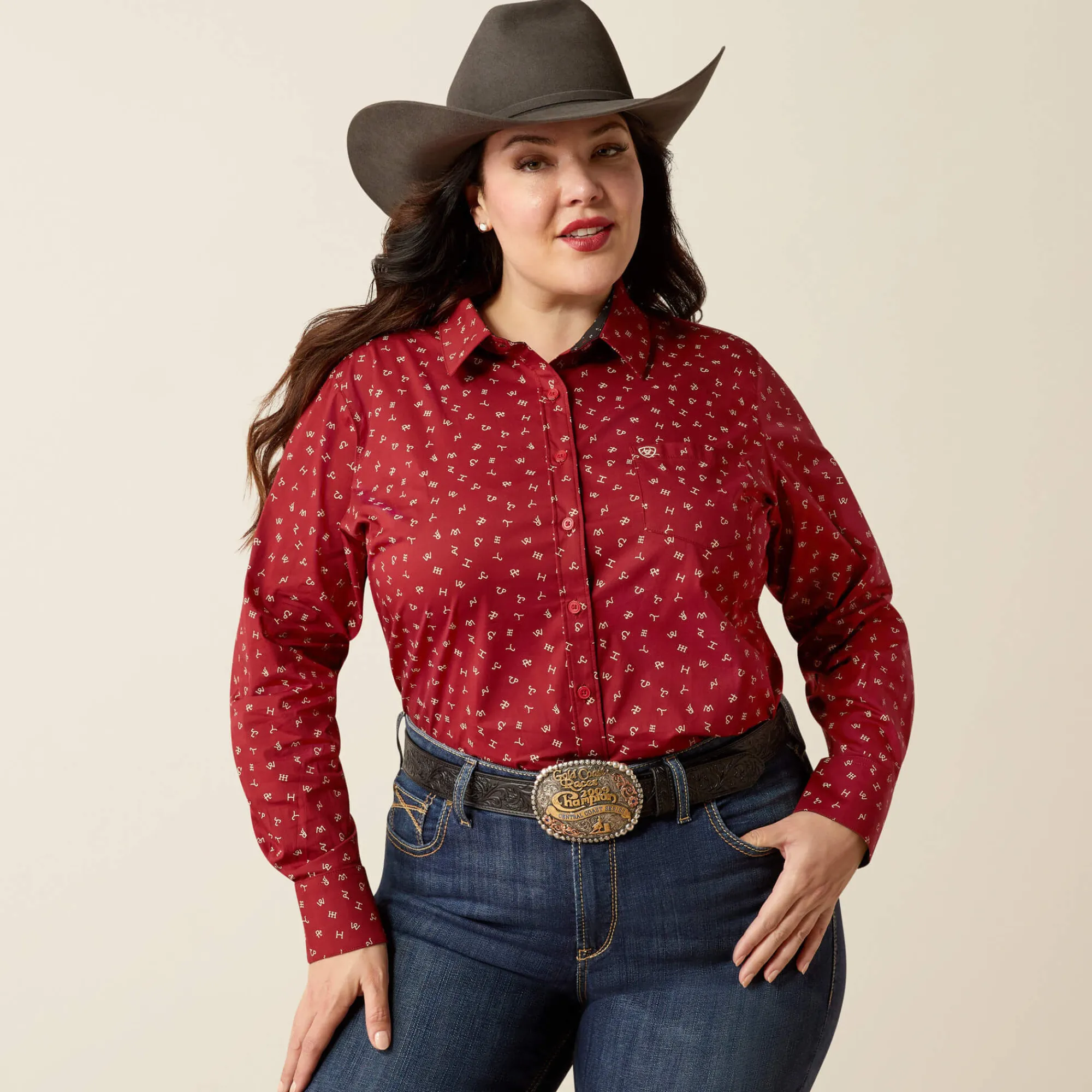 kirby_stretch_western_shi_1.webp Fashion Kirby Stretch Western Shirt Damen Westernhemden | Oberteile & T-Shirts