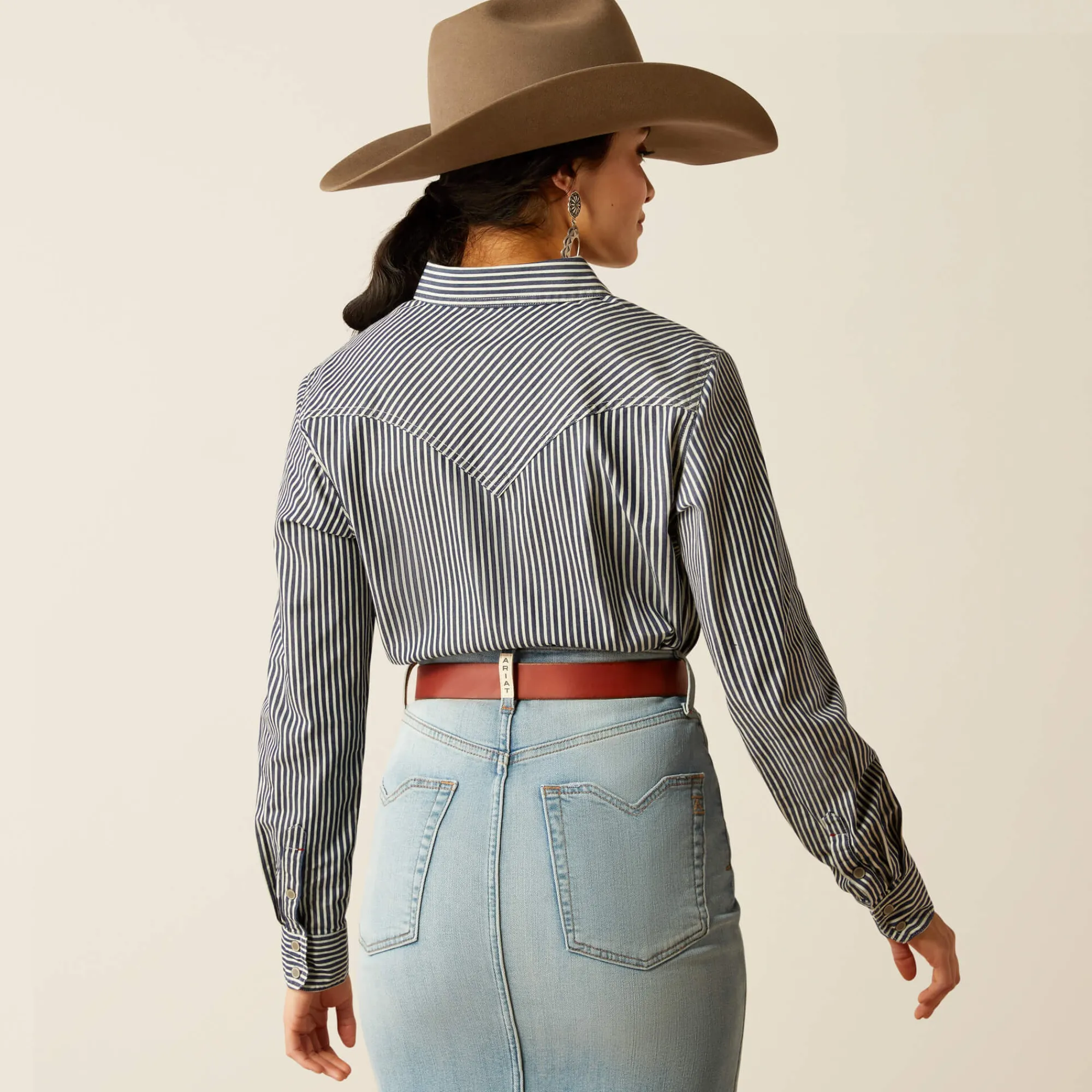 railroad_stripe_western_s_2.webp Shop Railroad Stripe Western Shirt Damen Westernhemden | Oberteile & T-Shirts