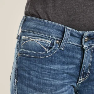 Best R.E.A.L. Mid Rise Icon Stackable Straight Leg Jean Damen Denim | Denim