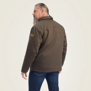 New Rebar DuraCanvas Sherpa-Lined Coat Herren Jacken | Work