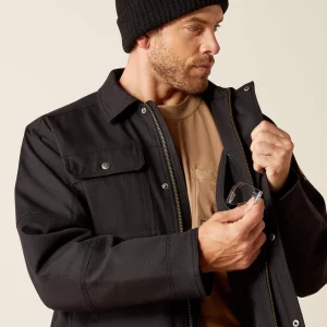 Clearance Rebar DuraCanvas Sherpa-Lined Coat Herren Jacken | Work