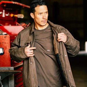 New Rebar DuraCanvas Sherpa-Lined Coat Herren Jacken | Work