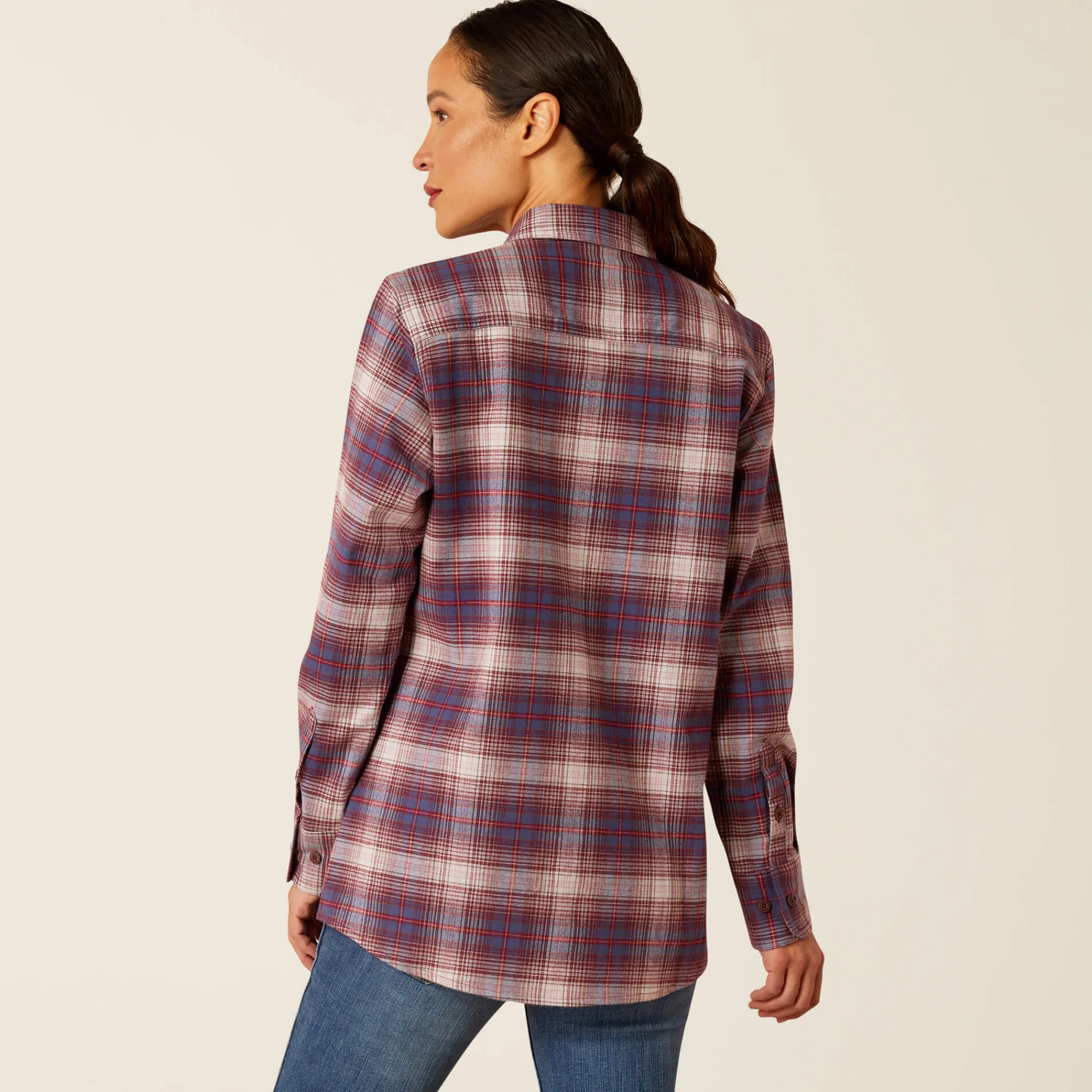 rebar_flannel_durastretch_2-1.webp Best Sale Rebar Flannel DuraStretch Work Shirt Damen Tops & T-Shirts | Oberteile & T-Shirts