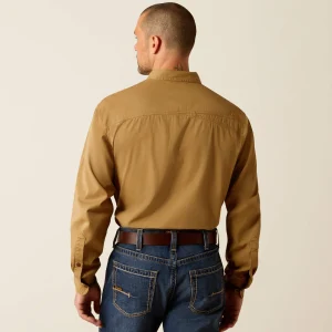 Fashion Rebar Washed Twill Work Shirt Herren Tops & T-Shirts | Work