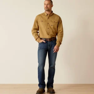 Fashion Rebar Washed Twill Work Shirt Herren Tops & T-Shirts | Work