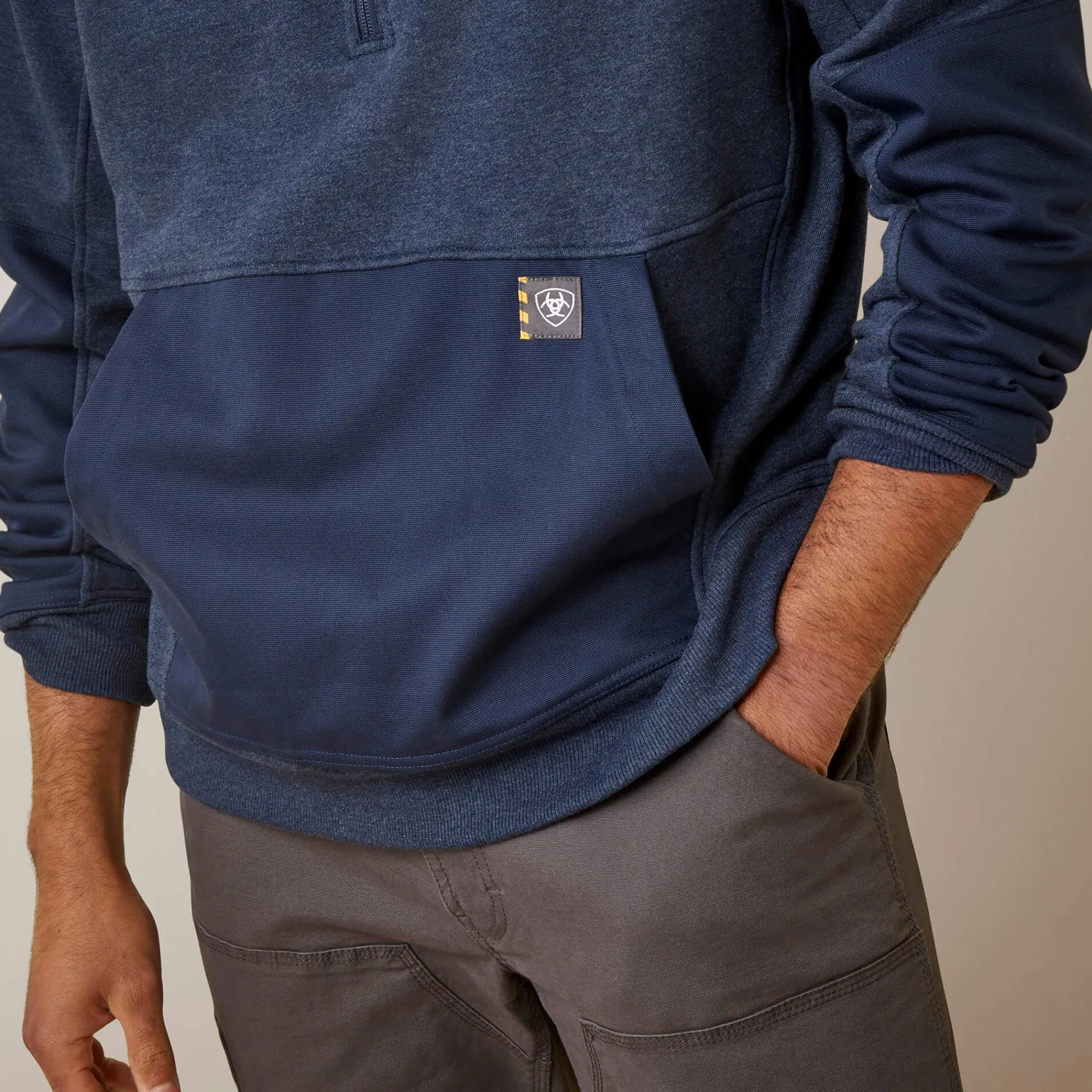 rebar_workman_duracanvas__4.webp Best Rebar Workman Duracanvas 1/4 Zip Sweatshirt Herren Hoodies & Sweatshirts | Work