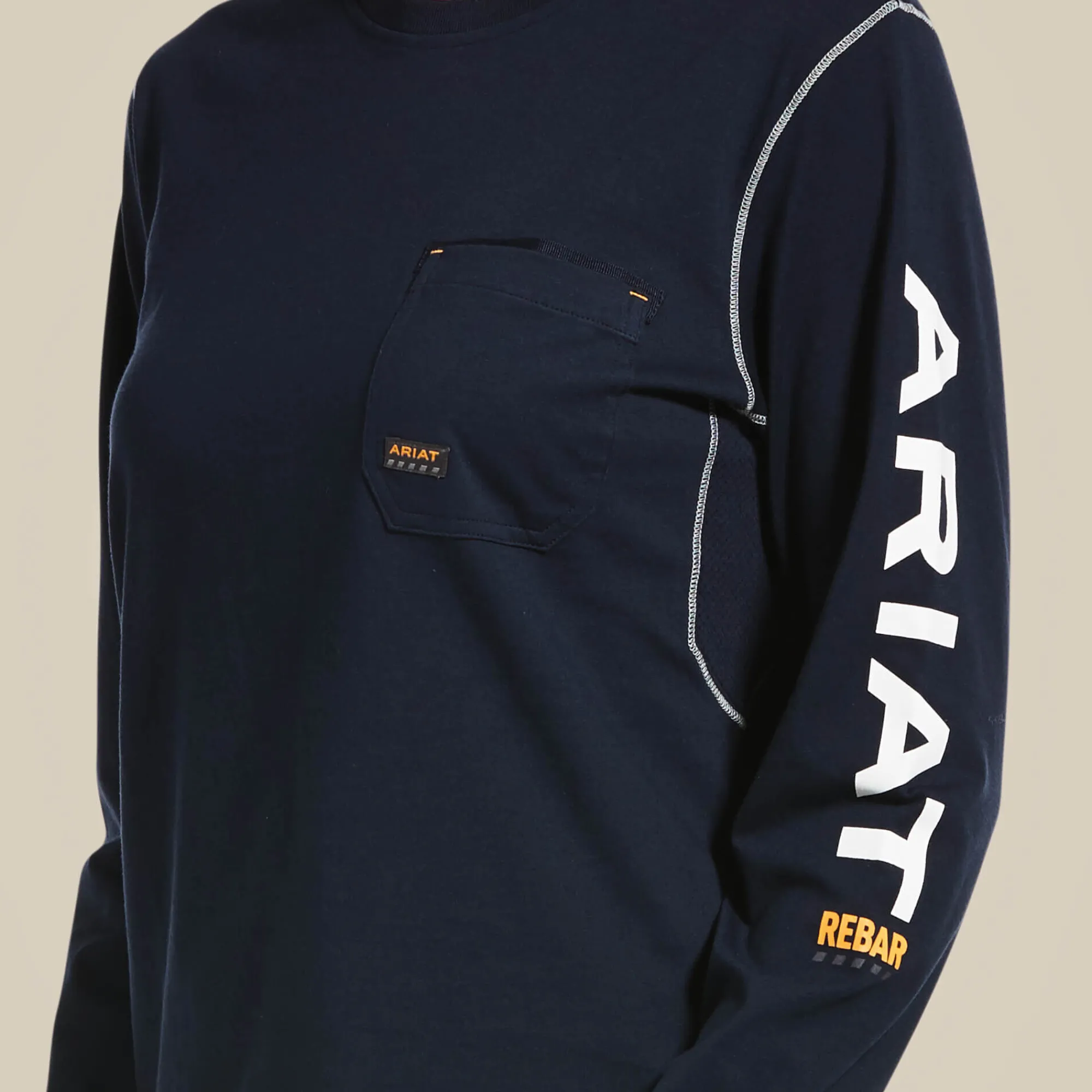 rebar_workman_logo_tshirt_2-2.webp New Rebar Workman Logo T-Shirt Damen Tops & T-Shirts | Work