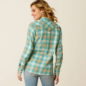 Flash Sale Roping Plaid Western Shirt Damen Westernhemden | Oberteile & T-Shirts