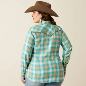 Flash Sale Roping Plaid Western Shirt Damen Westernhemden | Oberteile & T-Shirts