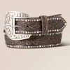 Outlet Studded Tooled Embossed Belt Damen Gürtel | Gürtel
