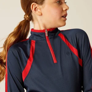 Cheap Sunstopper 3.0 1/4 Zip Baselayer Kinder Oberteile & T-Shirts